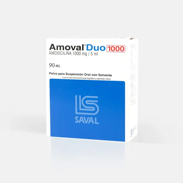 Amoval Duo 1000mg/5ml 90ml Jbe.