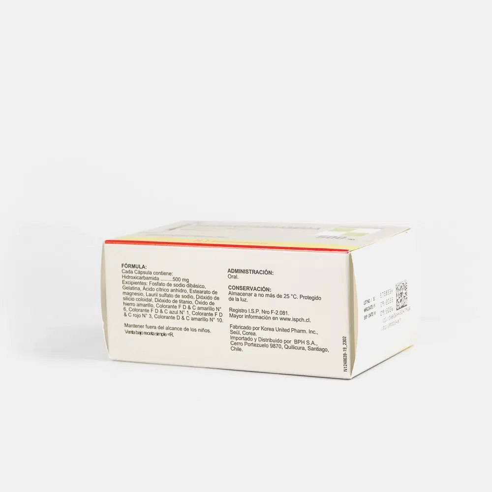 Hidroxicarbamida 500mg 100 Cap. – vista 2