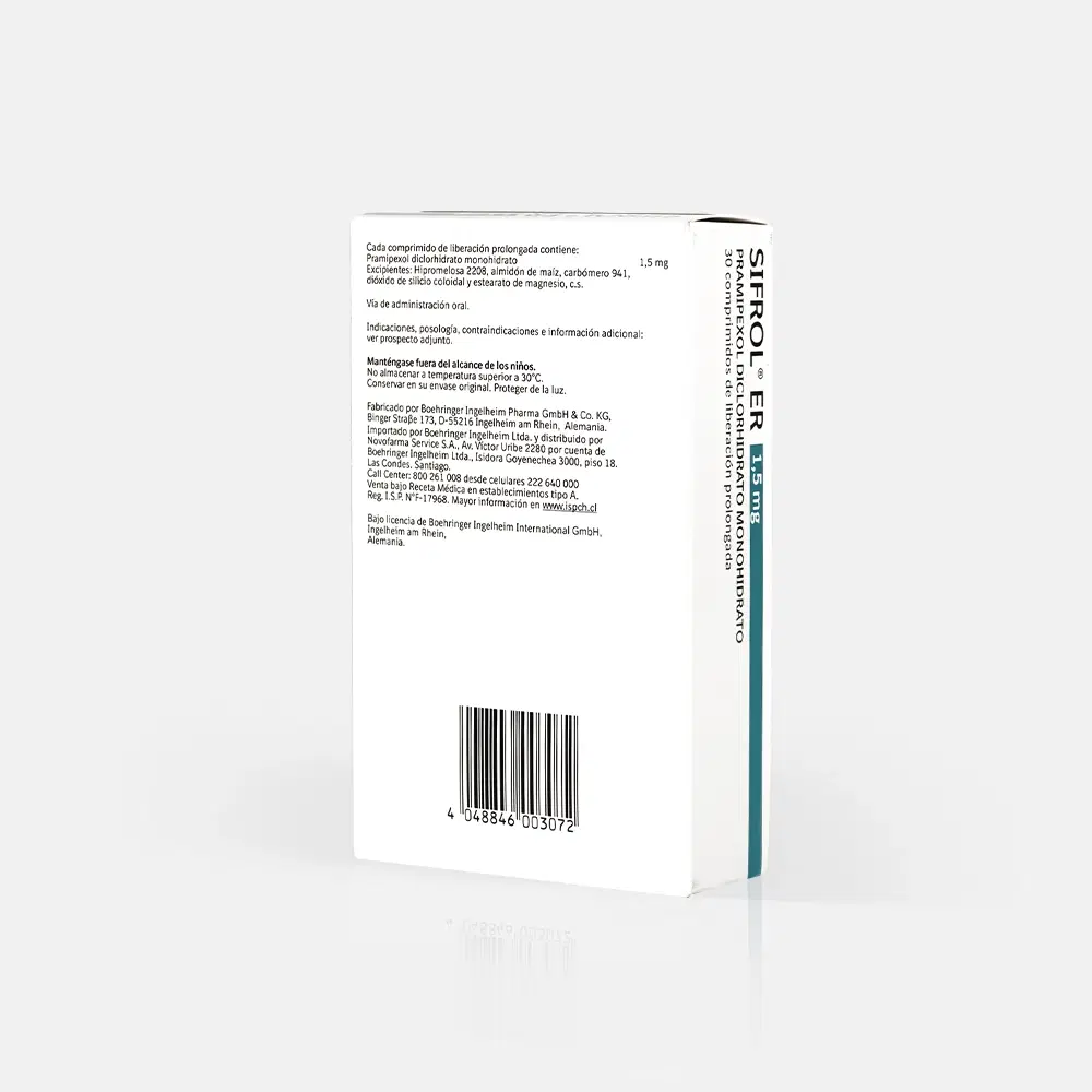 Sifrol ER 1,5mg 30 Comp.Lp. – vista 2