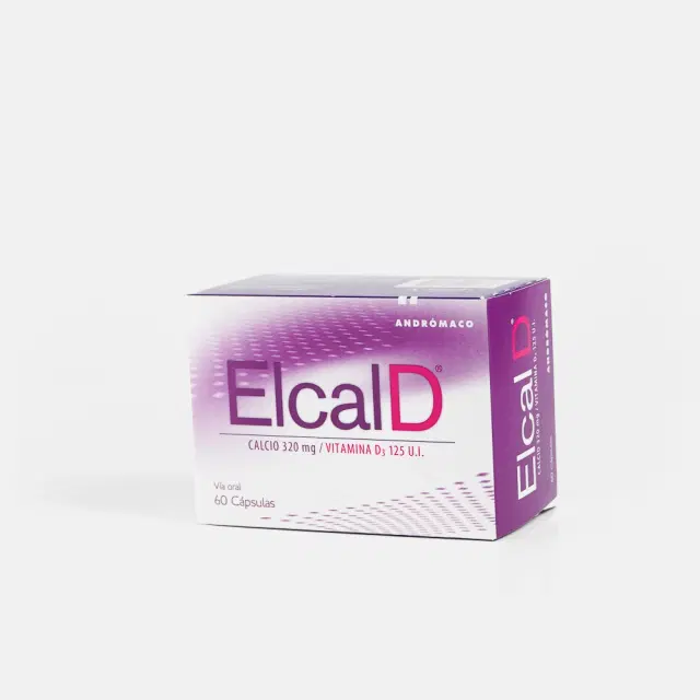 Elcal D 320mg/125UI 60 Cap.