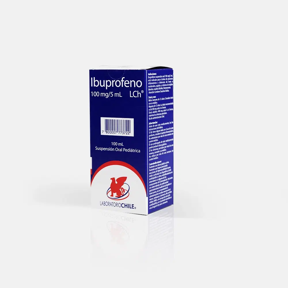 Ibuprofeno 100mg/5ml 100ml Jbe. – vista 2
