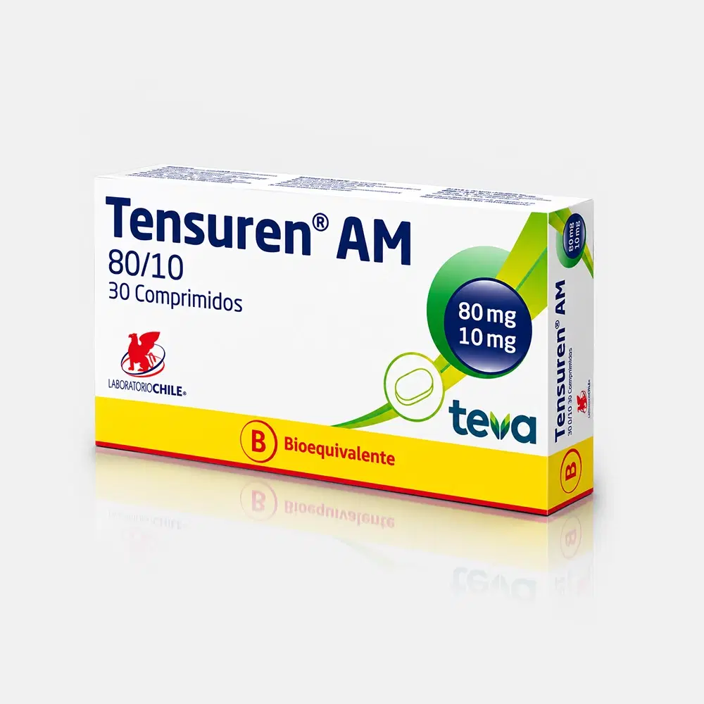 TENSUREN AM 80/10 MG x 30 COMP