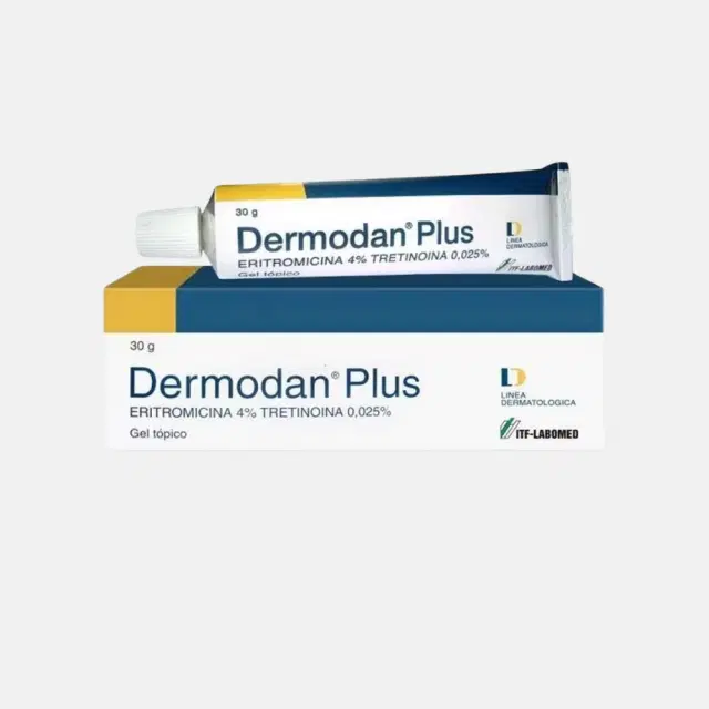 Dermodan Plus Gel 4%/0,025% 30g Gel