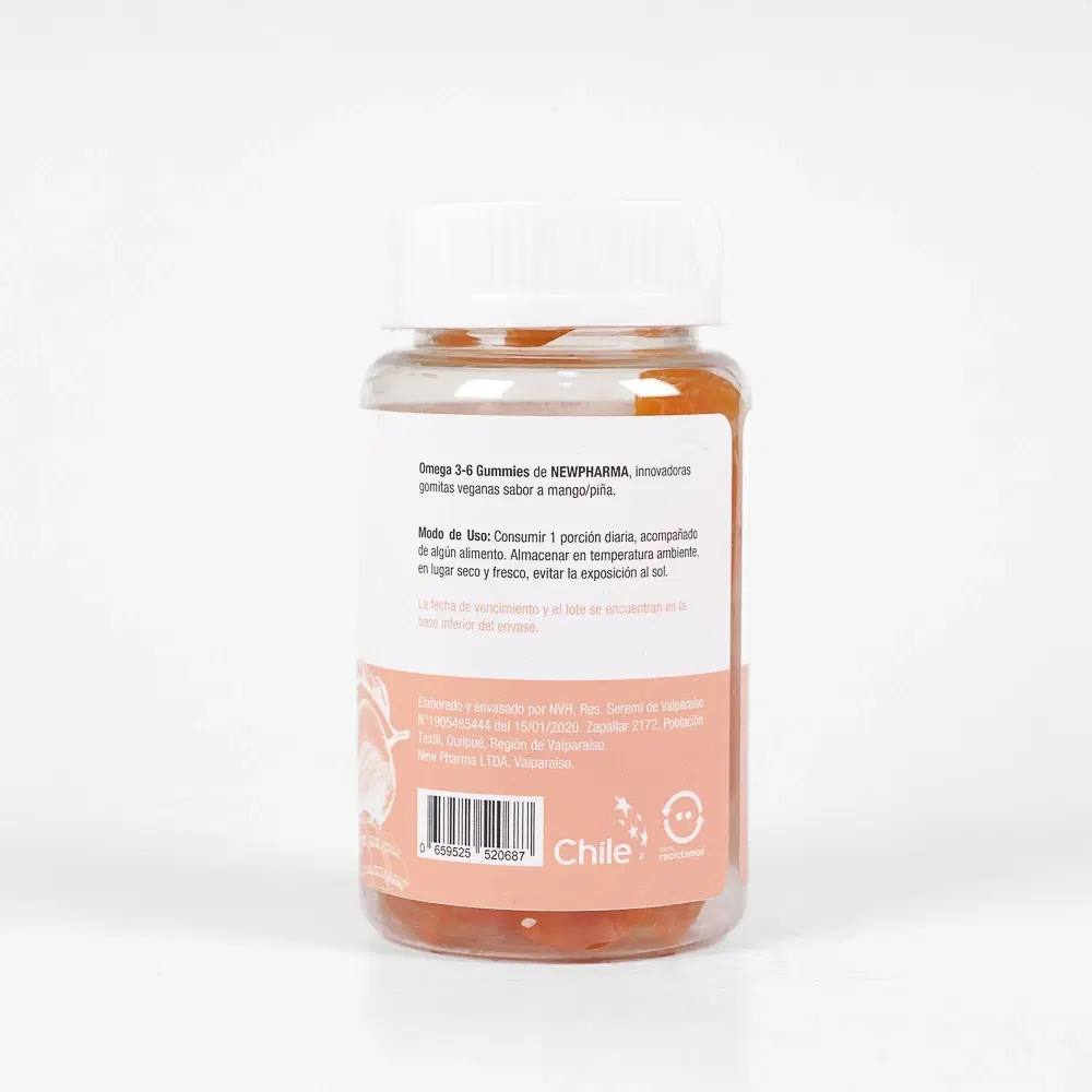 Omega 3 6 Gomitas 4mg/2mg 60 Comp. – vista 2