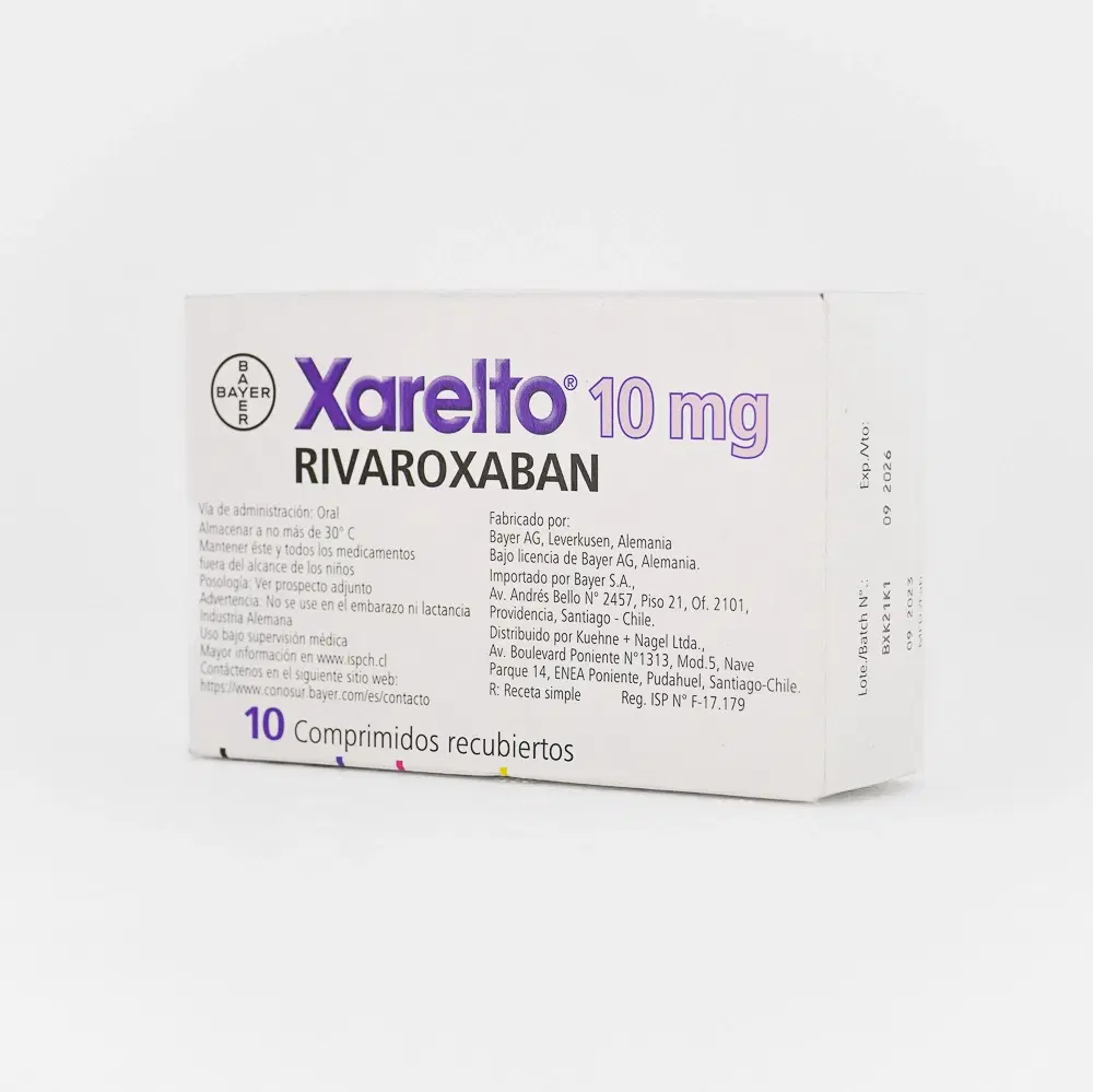 Xarelto 10mg 10 Comp.Rec. – vista 2