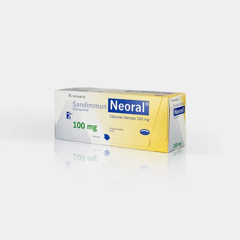 Sandimmun Neoral 100mg 50 Cap.Bl. – vista 1