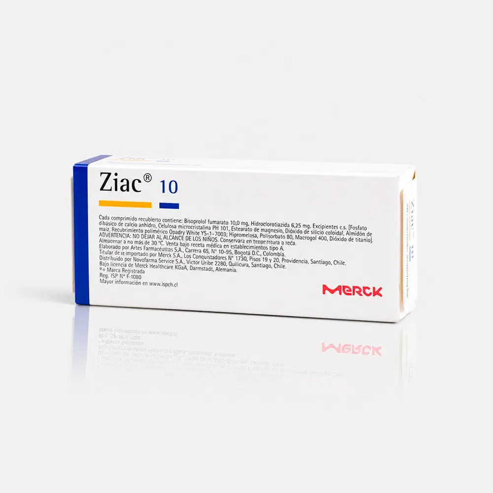 Ziac 10mg/6,25mg 30 Comp.Rec.