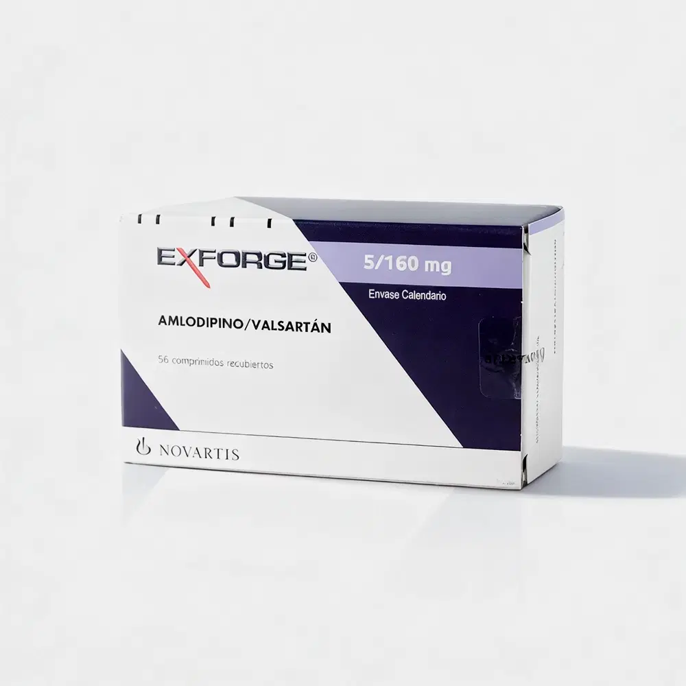 Exforge Amlodipino / Valsartán 5/160 mg 56 comprimidos recubiertos