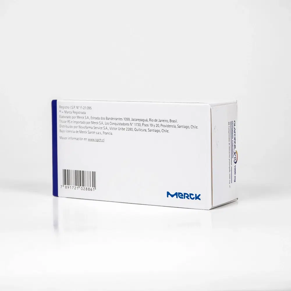 Glafornil XR 1000mg 30 Comp.Lp. – vista 2