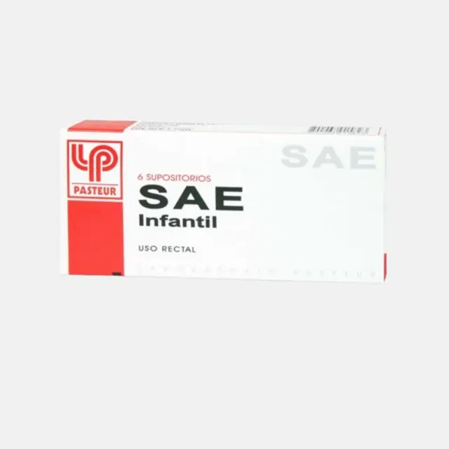 Sae Pediátrico 25mg/220mg 6 Sup.
