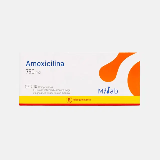 Amoxicilina 750mg 10 Comp.