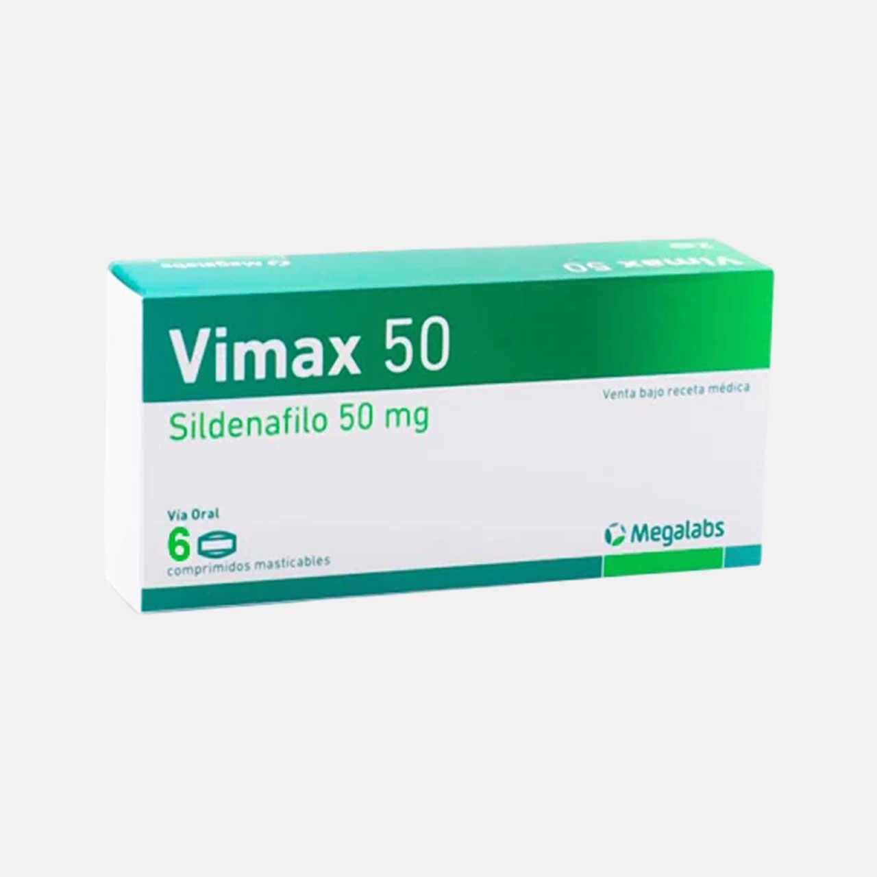 Vimax 50mg 6 Comp.Mast.