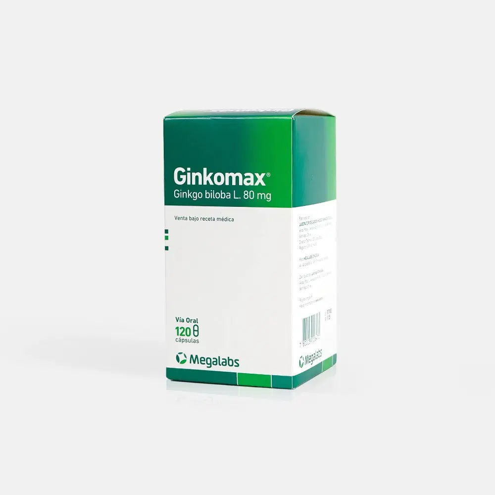 Ginkomax 80mg 120 Cap. – vista 2