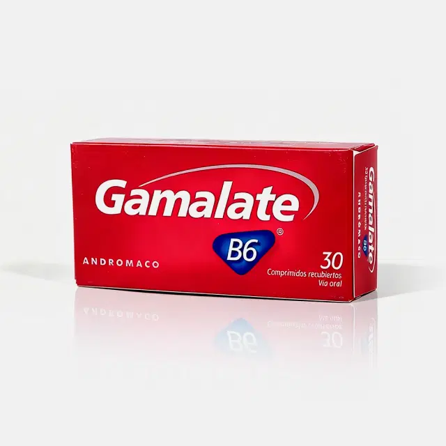 Galamate B6 Bromo glutamato de magnesio BGM, Ácido Gama Amino Butírico GABA, Ácido Gama Amino Beta Hidroxi Butírico GABOB, Vitamina B6 75mg /75mg /75mg /37mg 30 grageas