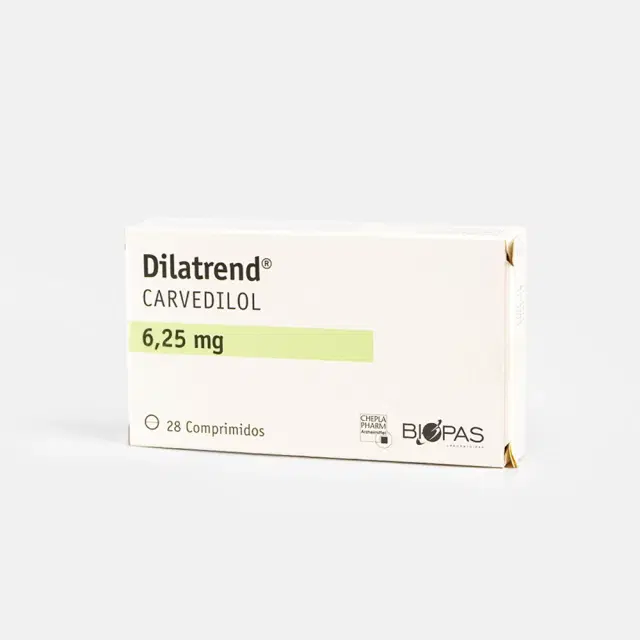 Dilatrend 6,25mg 28 Comp.