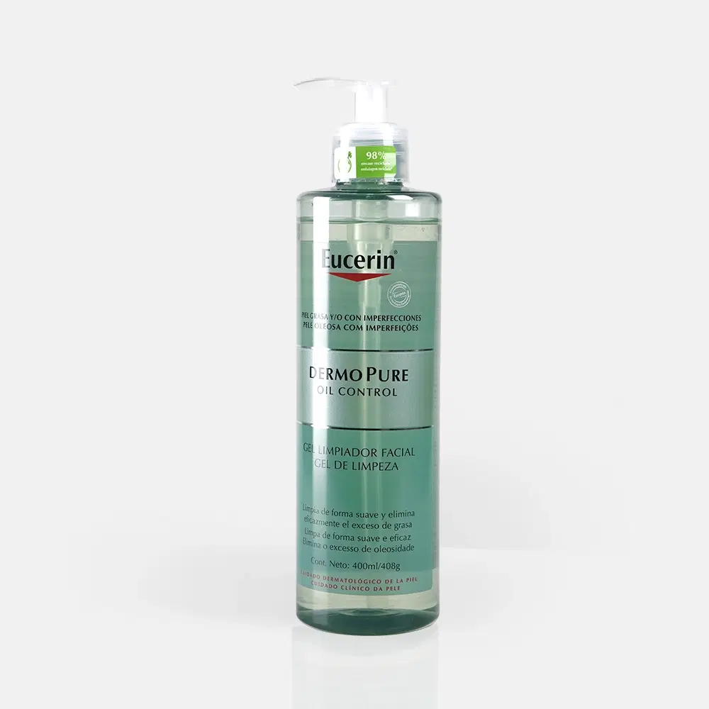 Eucerin Dermopure Oil Control Gel Limpiador Facial 400ml – vista 1