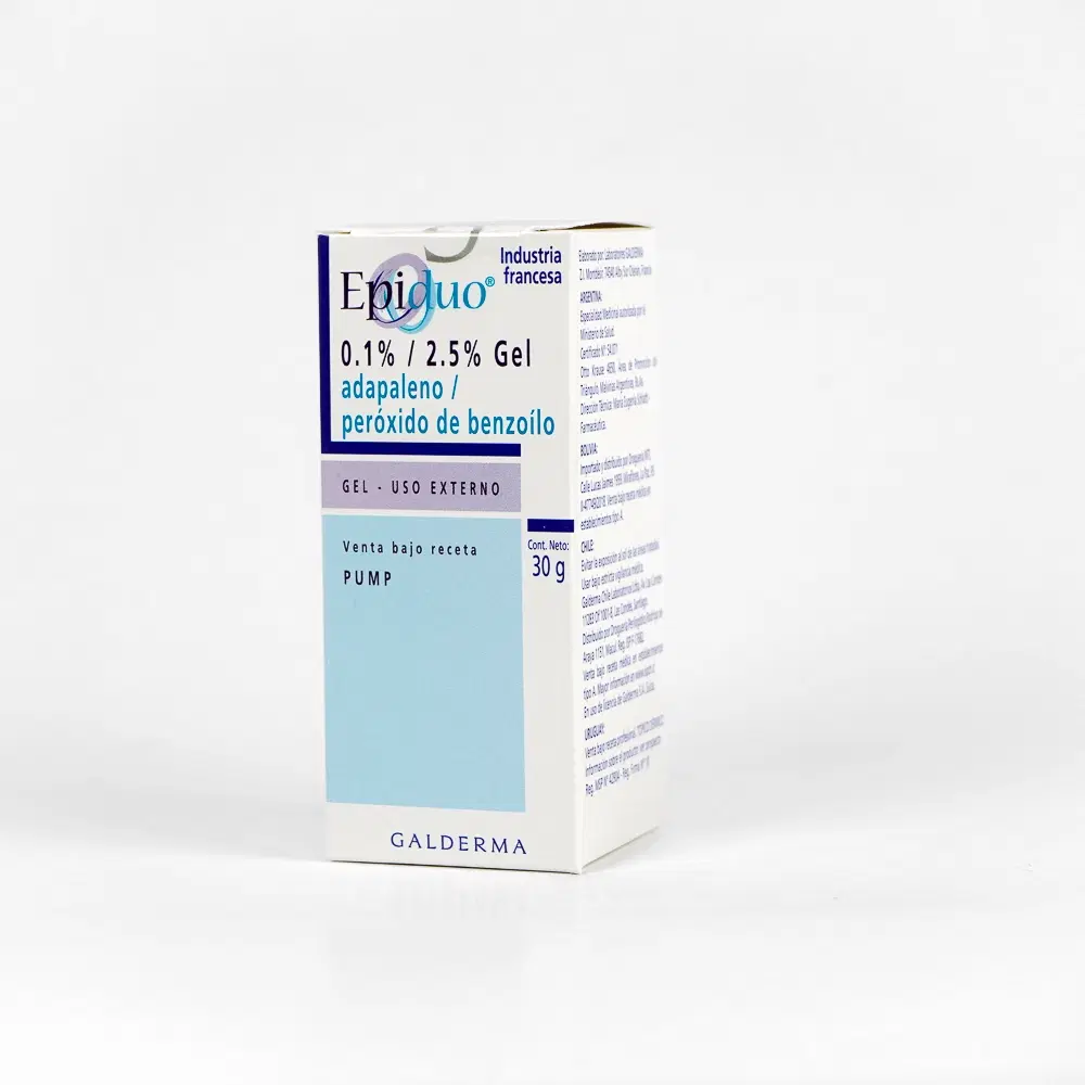 Epiduo Pump Adapaleno / Peroxido de Benzoilo 0,1/2,5% 30 g Gel – vista 1