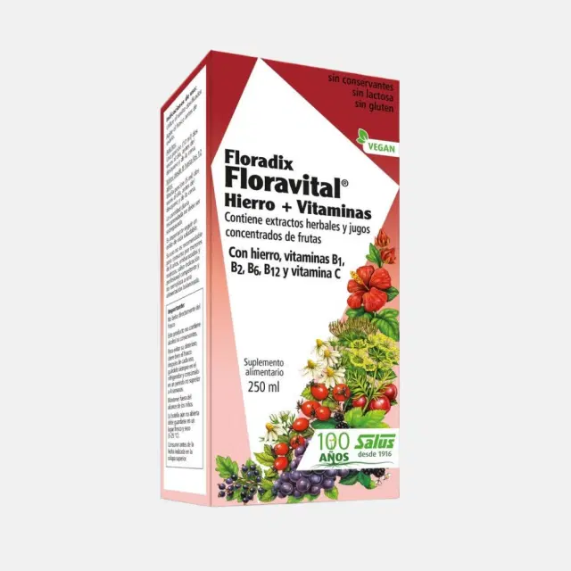 Floradix Floravital Hierro + Vitaminas 250ml