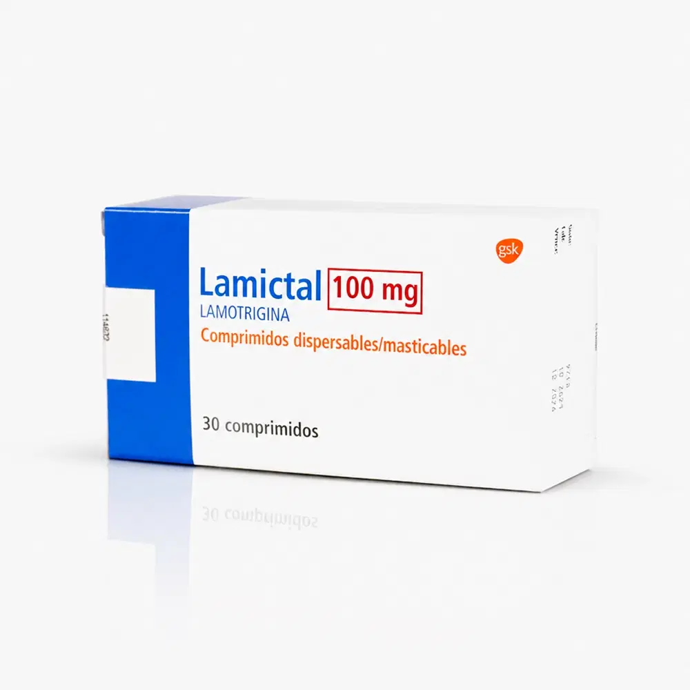 Lamictal Lamotrigina 100 mg 30 comprimidos masticables