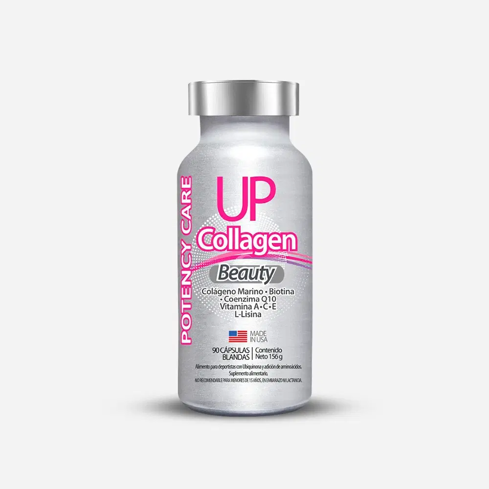 UP Collagen Beauty Colágeno marino, Biotina, Coenzima Q10, Vitaminas A, C, E y L-Lisina  90 cápsulas blandas – vista 1