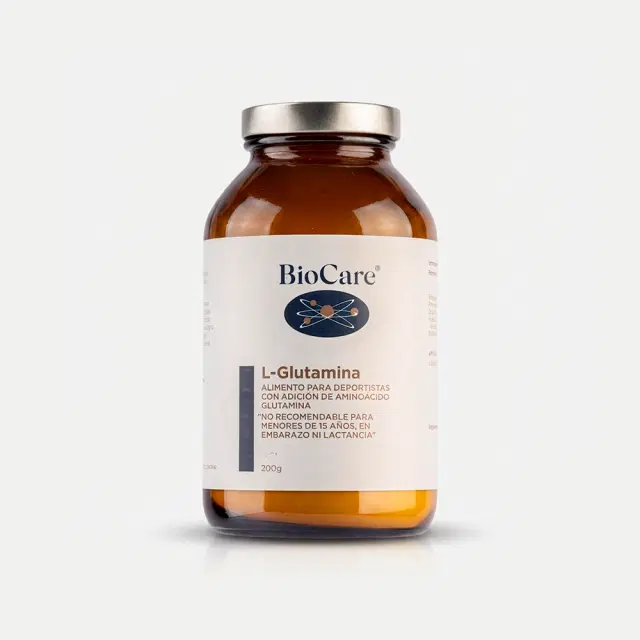 Biocare L-Glutamina en Polvo Apoyo Digestivo y Muscular