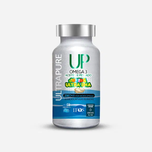 Omega 3 Up Junior Ultra DHA Aceite de Pescado (EPA/DHA) 50/230 mg 120 microcápsulas