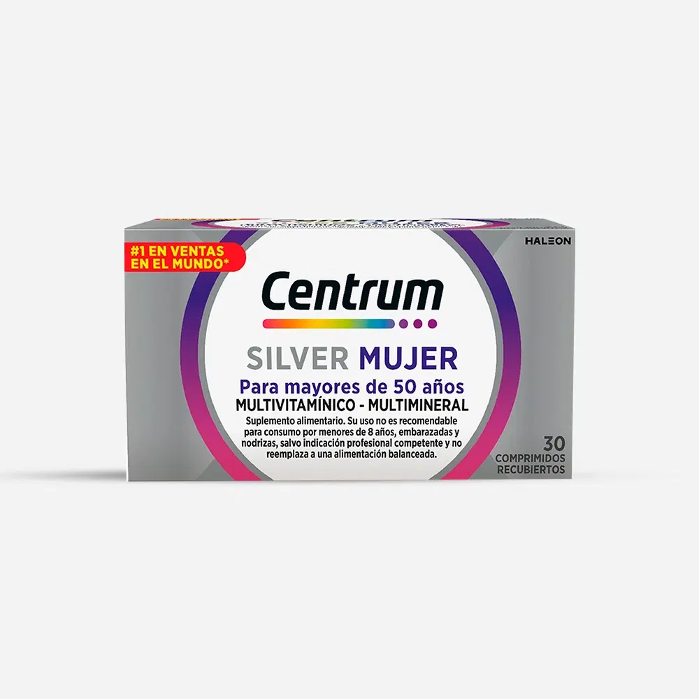 Centrum Silver Mujer 30 Comprimidos Recubiertos