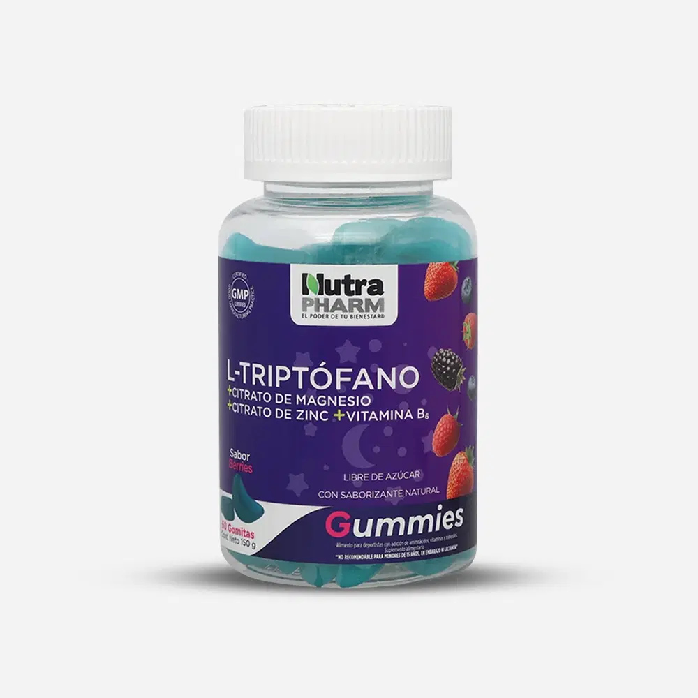 L-Triptófano en Gomitas para Descanso y Sueño 60 unidades – vista 1