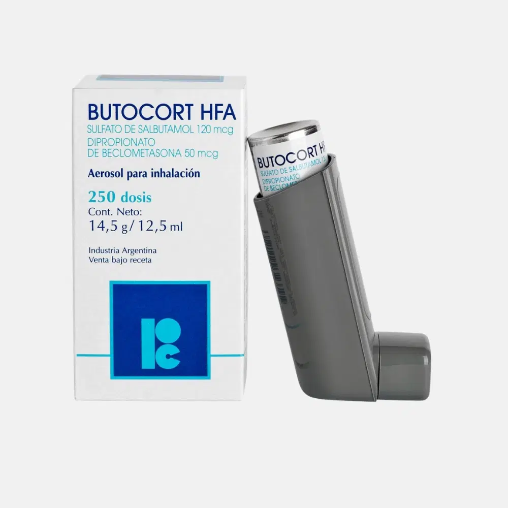 Butocort HFA 50mcg/120mcg 250ds Aer.Inh.