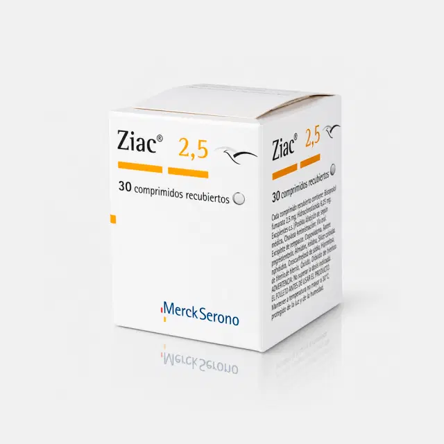 Ziac 2,5mg/6,25mg 30 Comp.Rec.