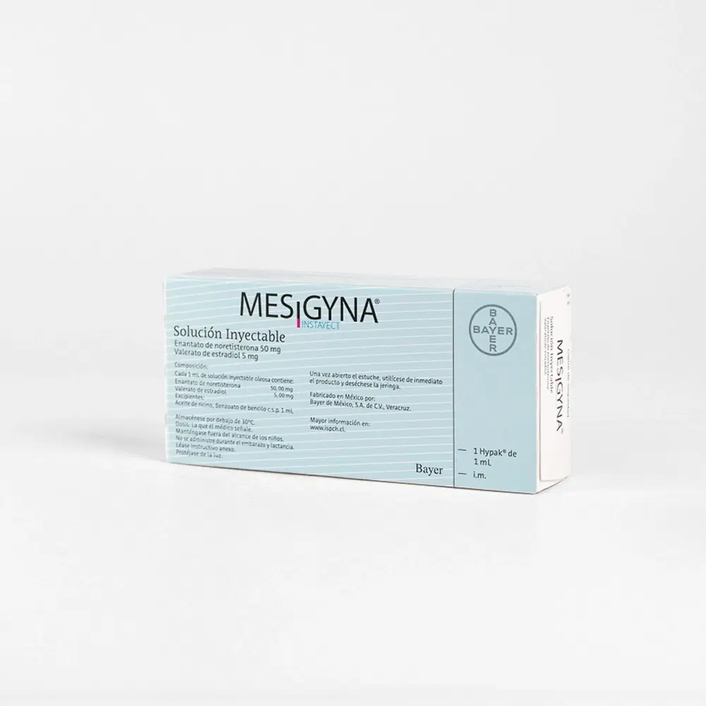 Mesigyna Instayect Norestisterona / Estradiol 50/5 mg 1 jeringa prellenada – vista 2