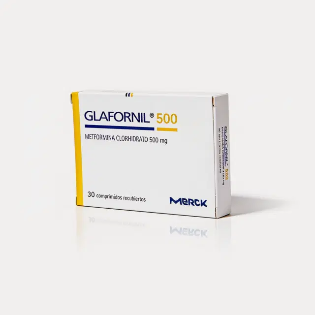 Glafomil Metformina 500 mg 30 comprimidos
