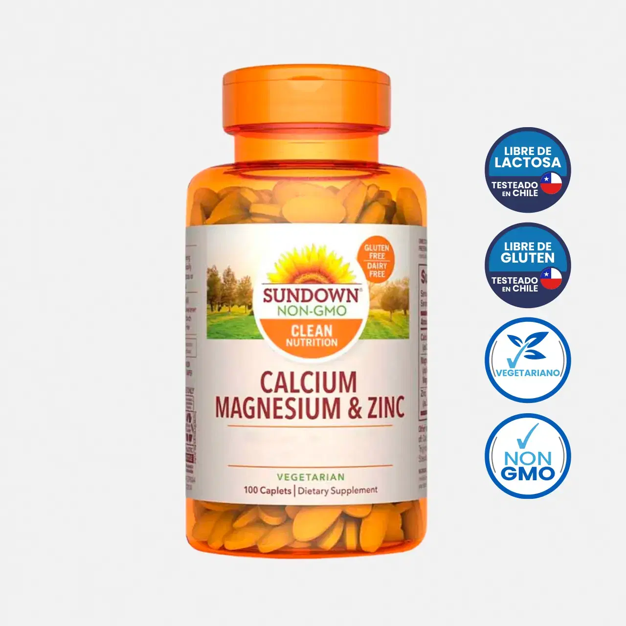Sundown Calcio Magnesio Zinc 100 Cap.