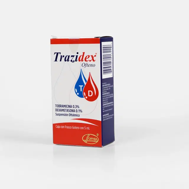 Trazidex Ofteno 0,3%/0,1% 5ml Gts.Of.