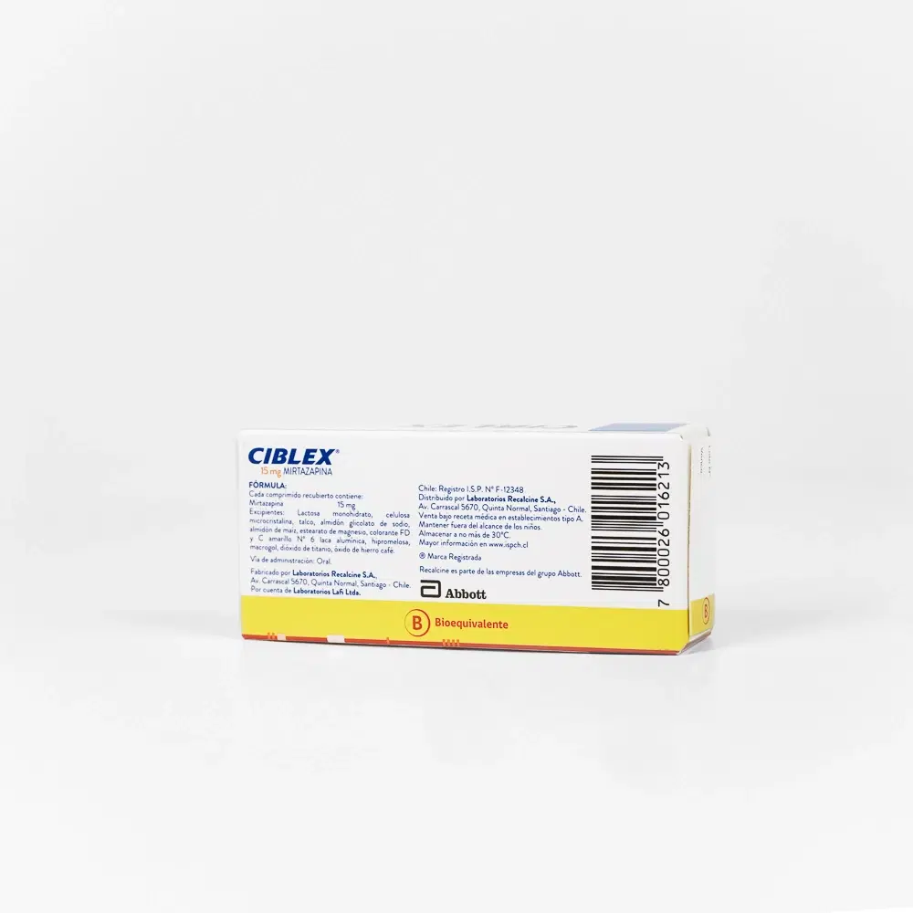 Ciblex 15mg 30 Comp.Rec. – vista 2