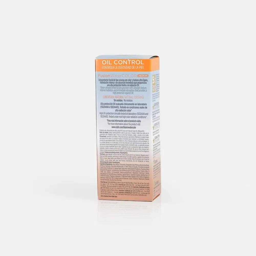 Isdin Bloqueador Fusion Water Fotoprotector Magic Color Medium Spf50 50ml – vista 2