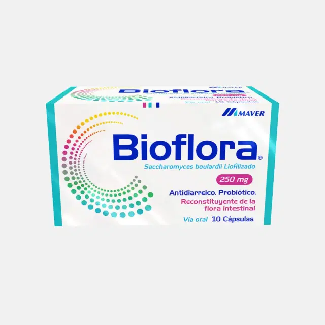 Bioflora 250mg 10 Cap.