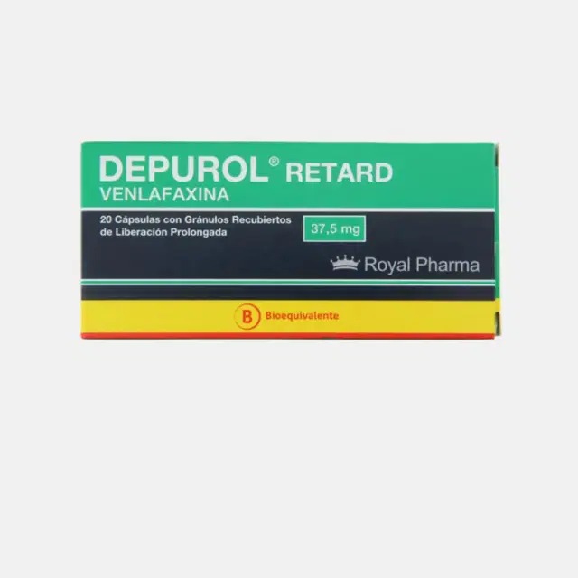 Depurol Retard Venlafaxina 37,5 mg 20 cápsulas