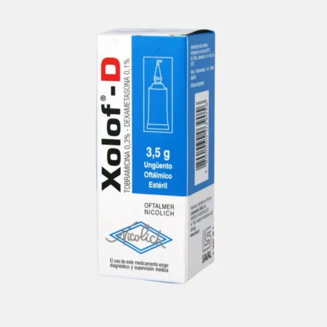 Xolof D 0,3%/0,1% 3,5g Ung.Oft.