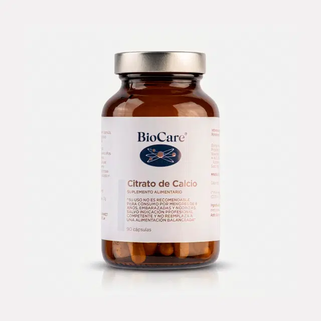 Biocare Citrato de Calcio Mineral de Alta Biodisponibilidad