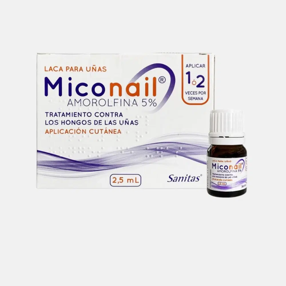 Miconail Laca Uñas 5% 2,5ml Laca