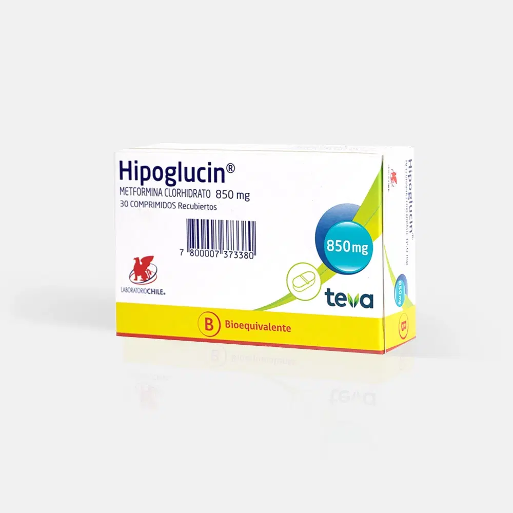 Hipoglucin 850mg 30 Comp.Rec. – vista 2
