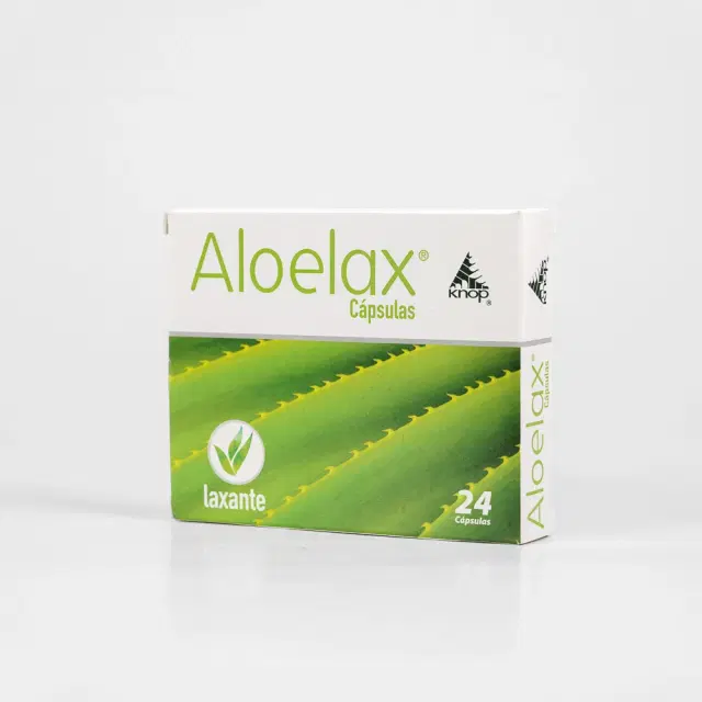 Aloelax 130mg/130mg 24 Cap.