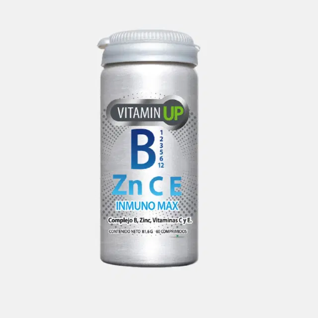 Vitamin Up Inmuno Max Complejo B, Zinc y Vitaminas C y E  60 comprimidos