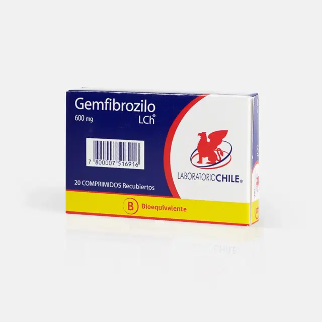 Gemfibrozilo 600mg 20 Comp.