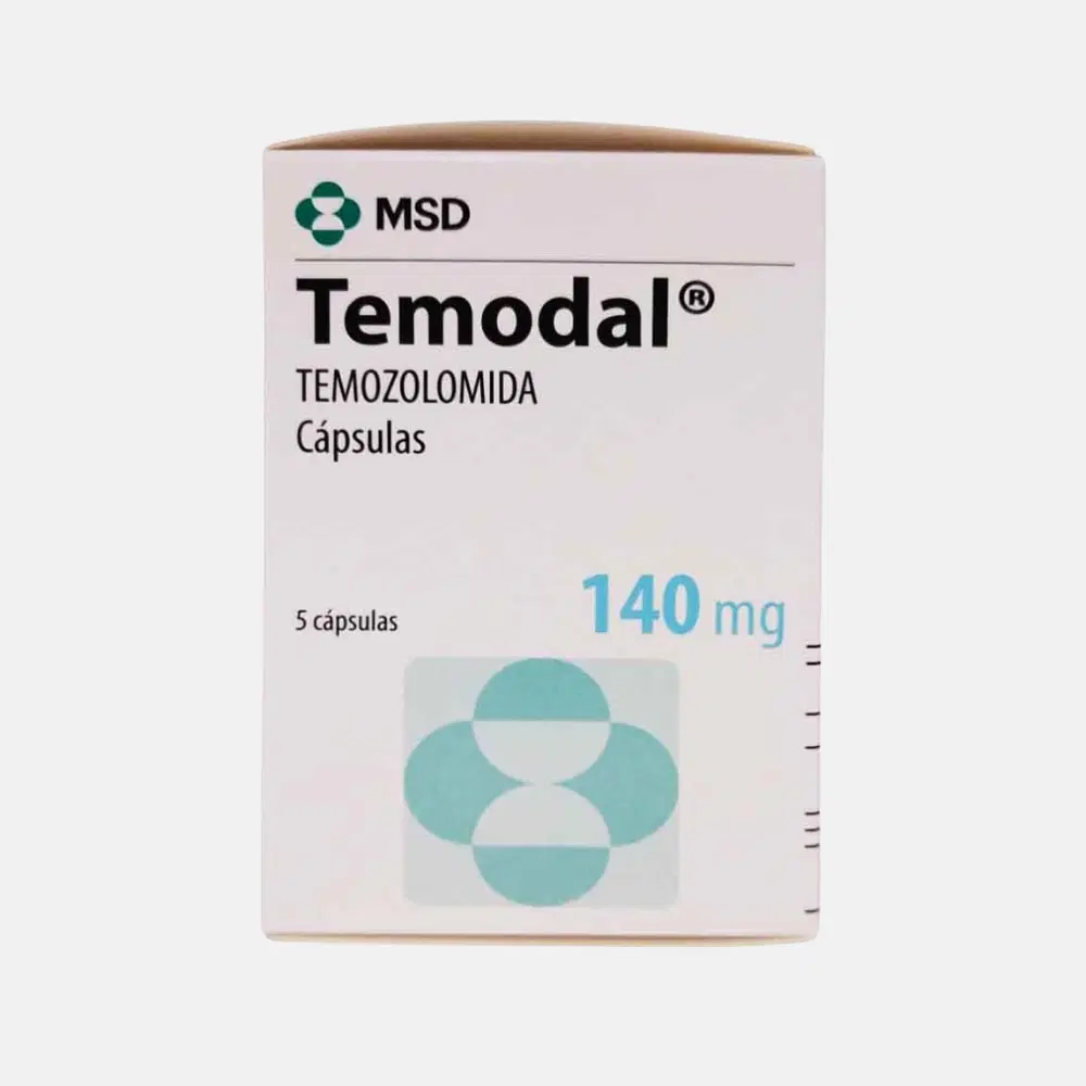 Temodal 140mg 5 Cap.