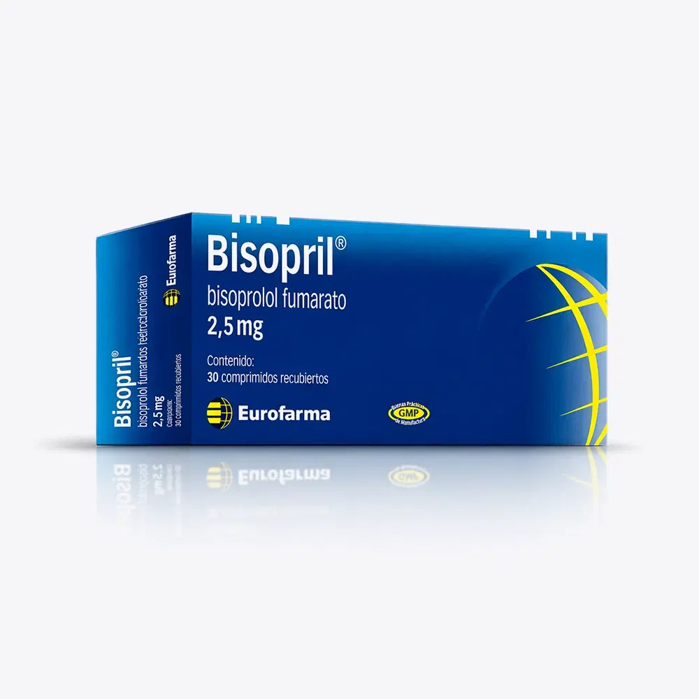 Bisopril Bisoprolol 2,5 mg 30 comprimidos recubiertos