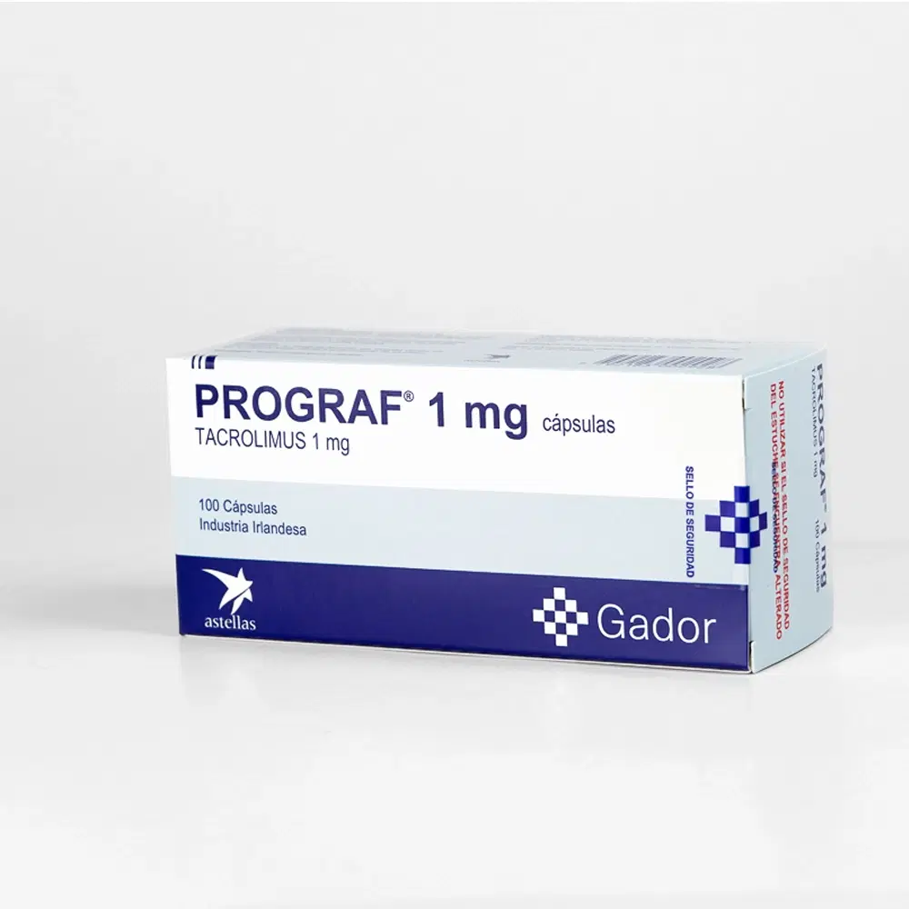 Prograf 1mg 100 Cap. – vista 1