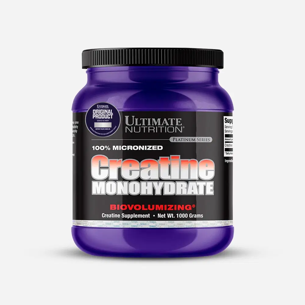 Ultimate Nutrition Creatina Monohidratada en Polvo 100% 5g por Servicio 200 Porciones 1000g – vista 1
