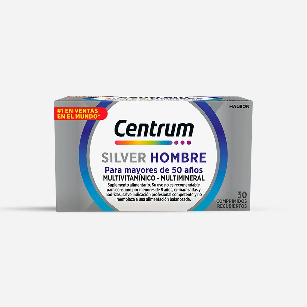Centrum Silver Hombre 30 Comprimidos Recubiertos